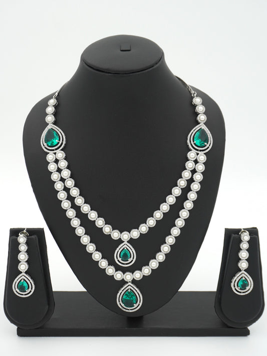 GREEN LUCIA ZIRCONIA SET