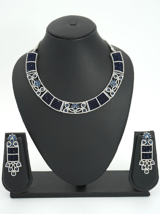 NAVY JOANNA NECKLACE SET