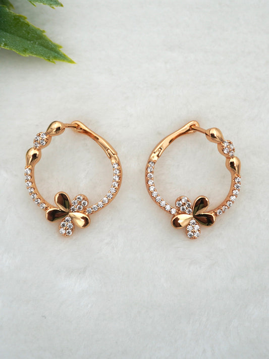 GOLD AIZA ZIRCONIA EARRINGS