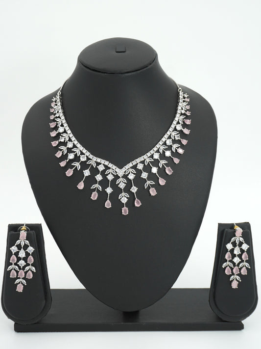 PINK VIVIAN NECKLACE SET