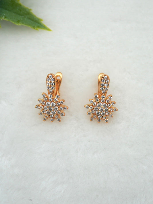 ROSE GOLD ANYLA ZIRCONIA STUDS