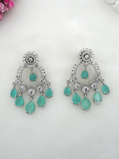 MINT VIHA ZIRCONIA EARRINGS