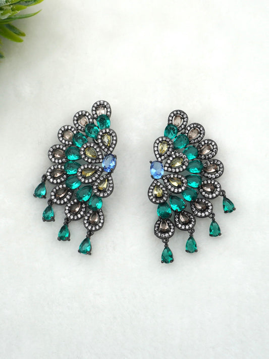 MULTICOLOR GRETA ZIRCONIA EARRINGS