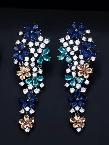 MULTICOLOR ZARA ZIRCONIA EARRINGS