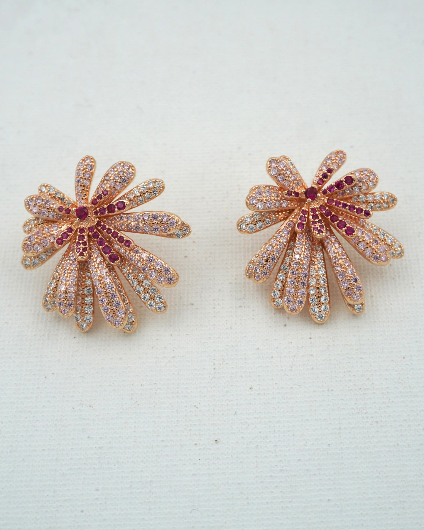 PINK HEIDI ZIRCONIA EARRINGS