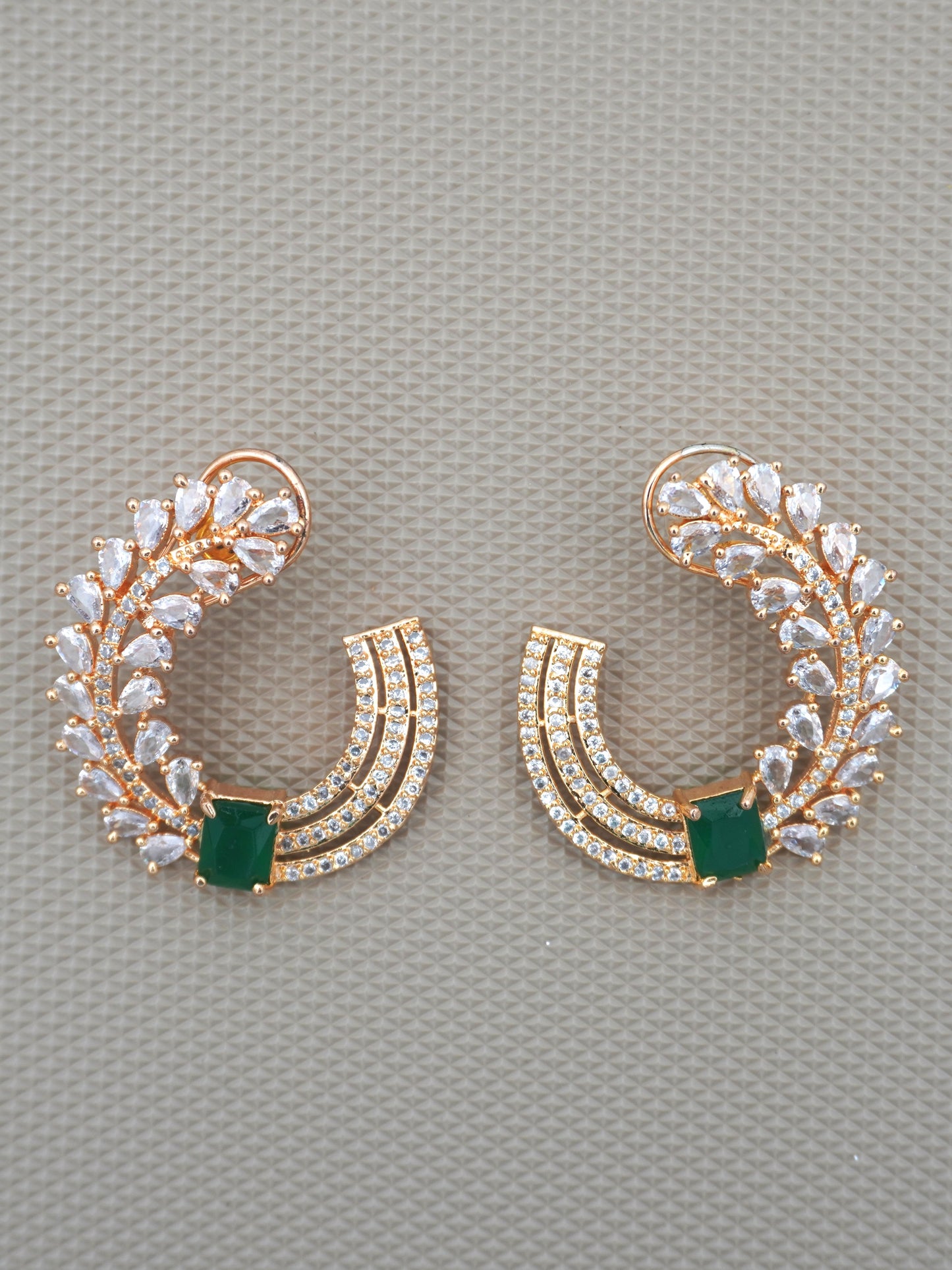 GREEN MILA ZIRCONIA EARRINGS