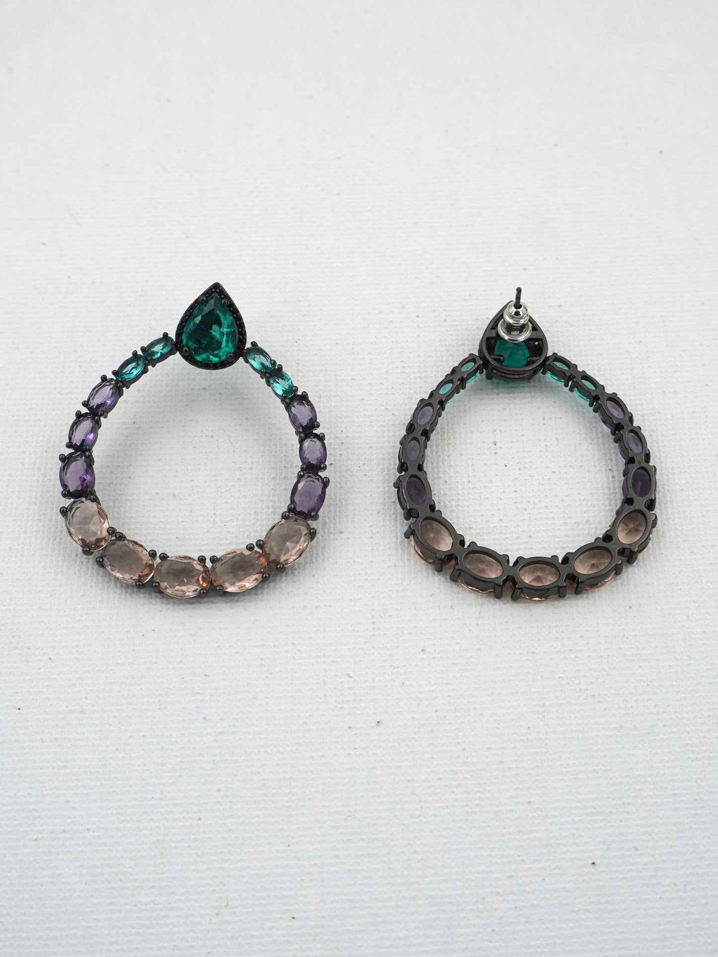 MULTICOLOR FIONA ZIRCONIA EARRINGS