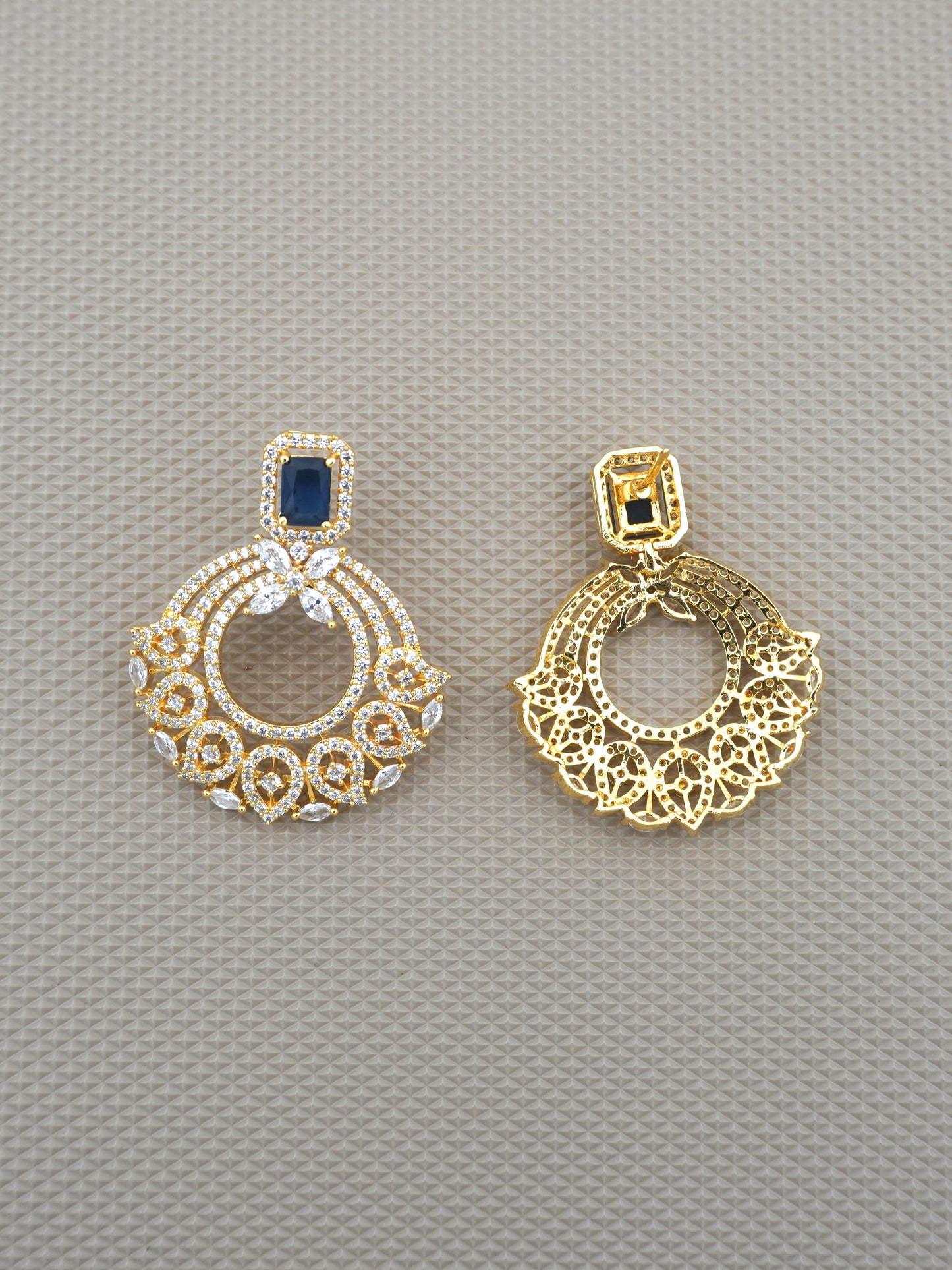 BLUE VEDA ZIRCONIA EARRINGS