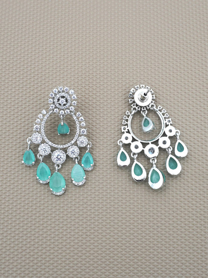 MINT VIHA ZIRCONIA EARRINGS