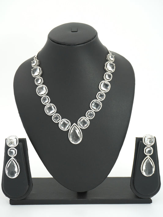 SILVER OCEANA NECKLACE SET