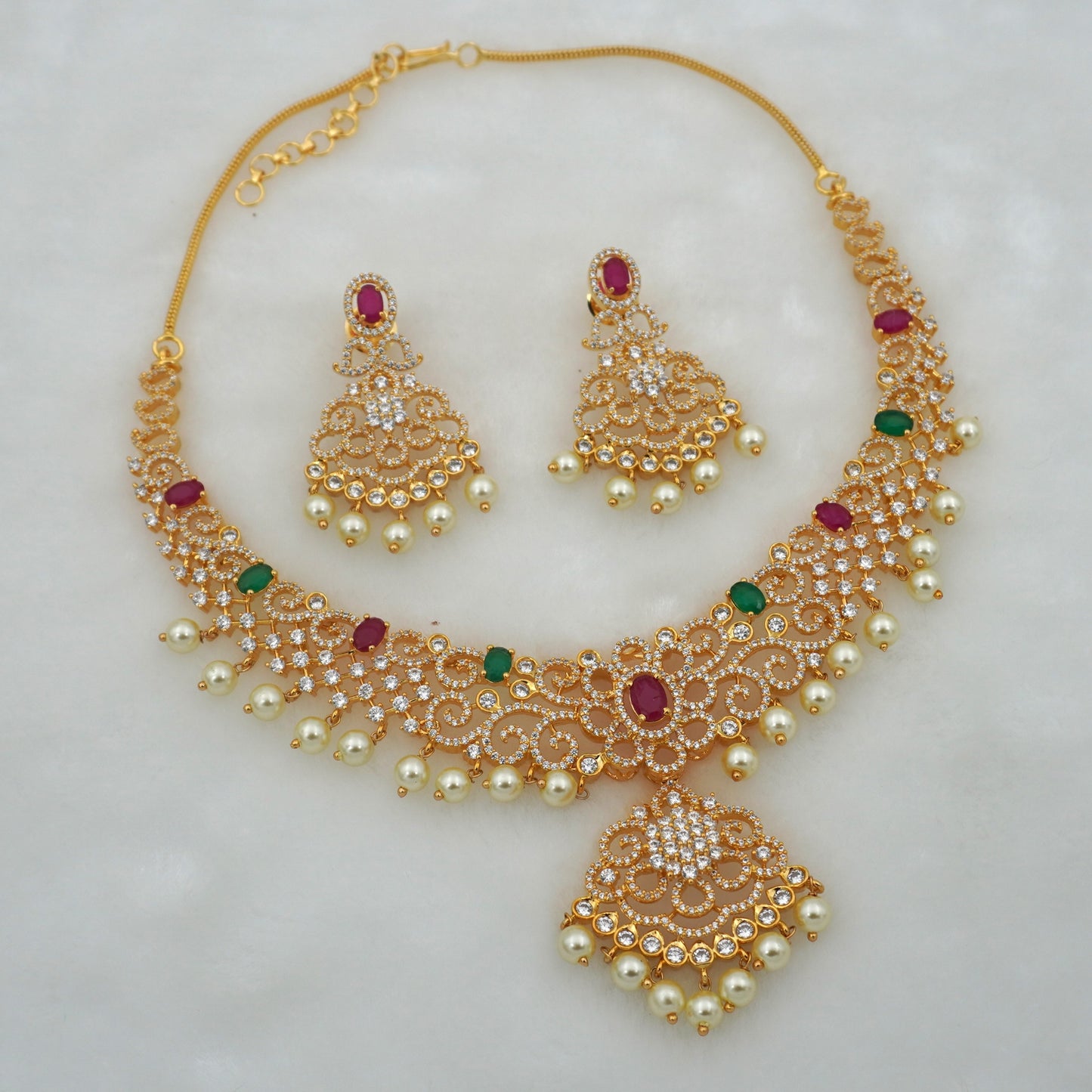 MULTICOLOR LAVANYA NECKLACE SET