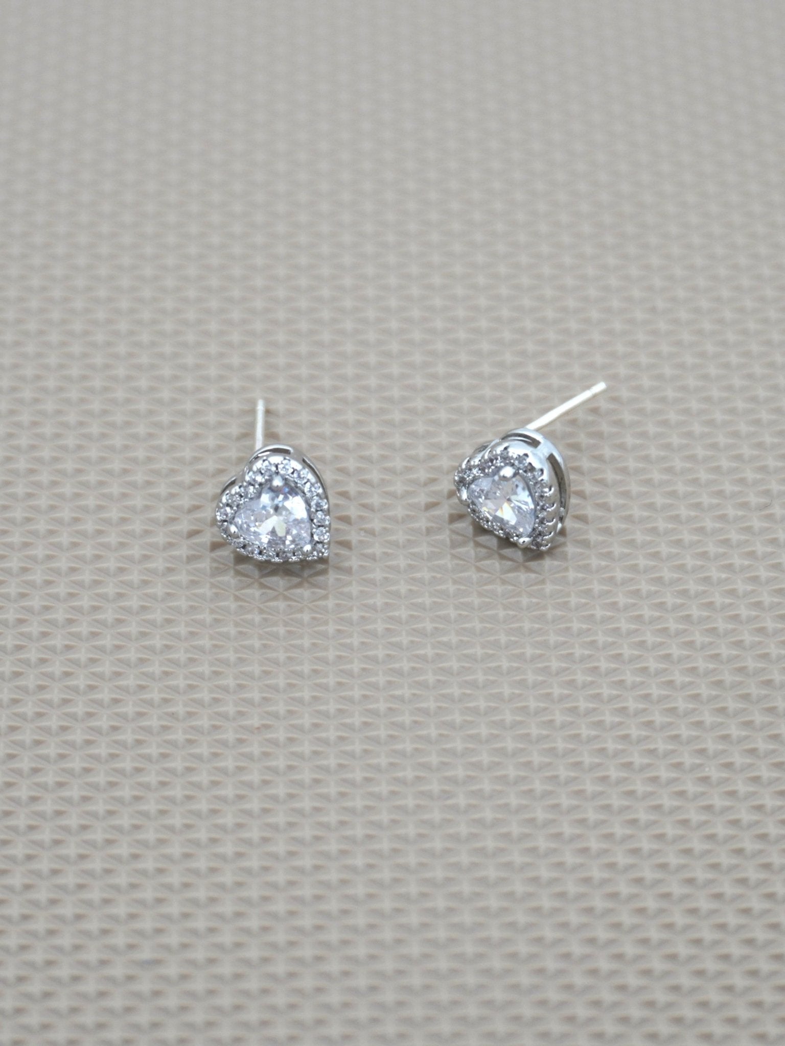 WHITE ALYNA ZIRCONIA STUDS - Jewels of Iva